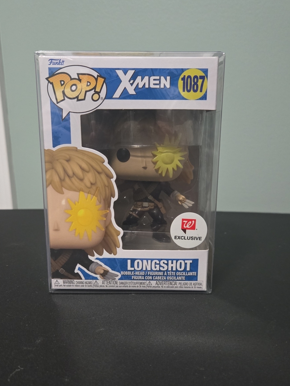 Funko Pop! X-Men Longshot with Yellow Eye Accent